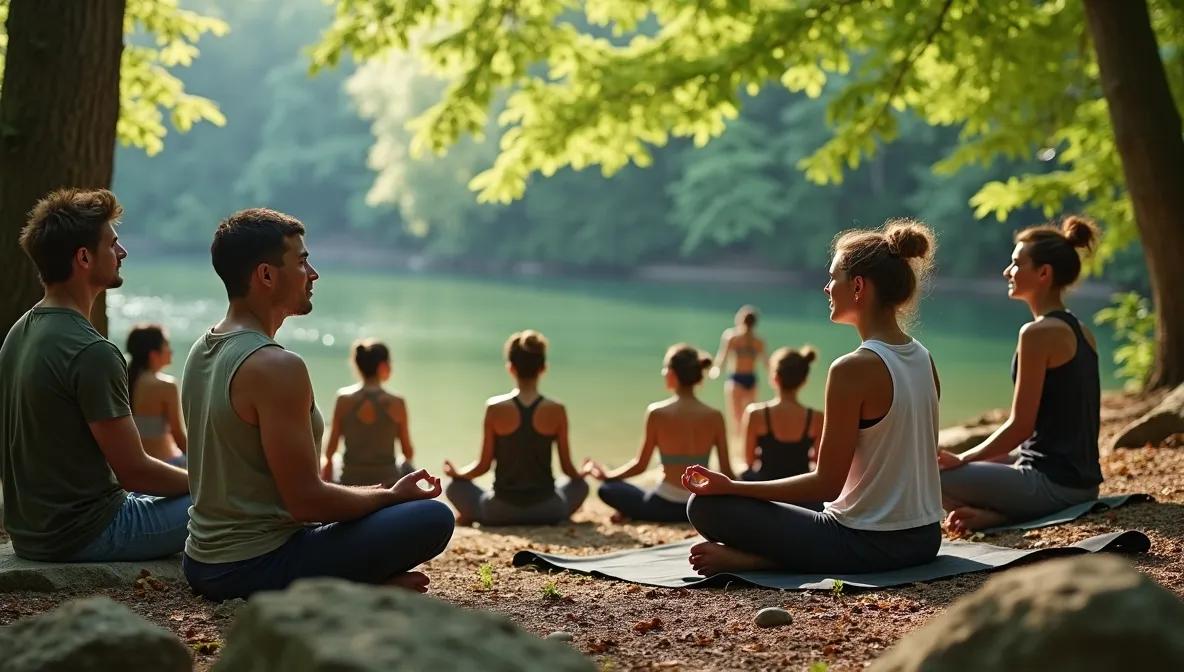 Graphic of open book shapes in editorial colours suggesting reading at night.